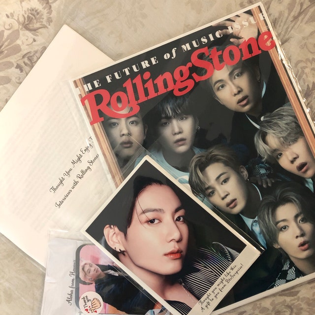 BTS on the Cover of Rolling Stones Magazine 2021 - Etsy