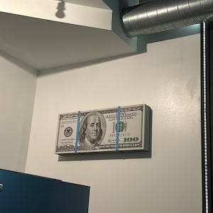 3D Sculpture BIG MONEY STACK brick (old 100) by Peter Perlegas