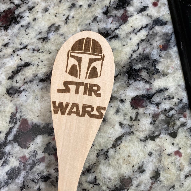 Star Wars inspired collection. Coaster set of 4 & wooden spoon. #sta