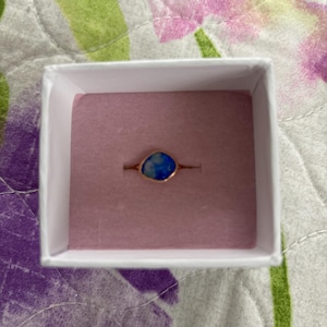 Customer photo from Arlene, Raw Australian Opal Ring