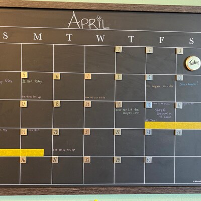 Calendar Magnets Magnet Numbers Stainless Steel Monthly Magnetic