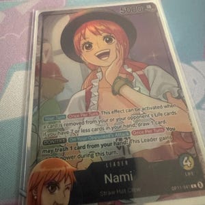 One Piece Proxy Card Leader Holo - Nami OP11-041 Alt Art Whole
