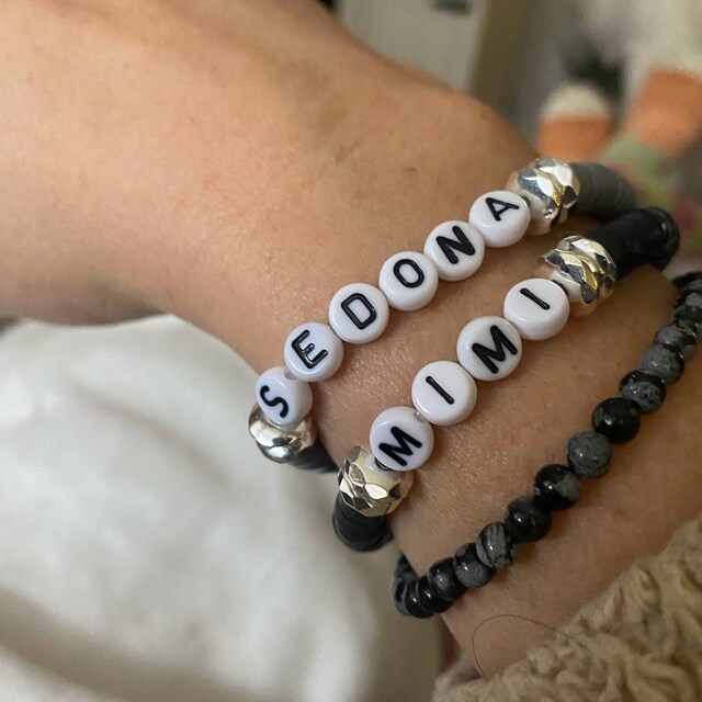 Grandma Bracelet As Mothers Day Gifts For Grandma From Grandchildren, Natural Stone Bracelet As Grandma Gifts And Glamma Gifts For Grandma From Grandkids, Birthday Gifts For Nana Gigi