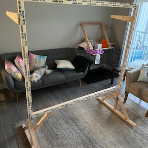 Wooden Free Standing Frame for Rug Tufting Pine Strong and Stable With ...