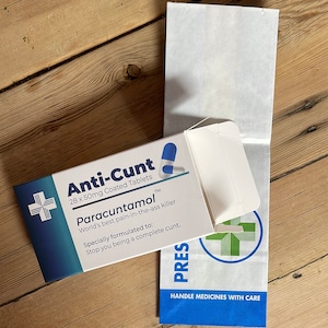 Anti-Cunt Prank Pill Box: Funny Gag Gift