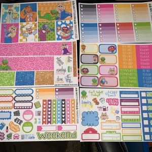 Deluxe Weekly Planner Sticker Kit - Etsy