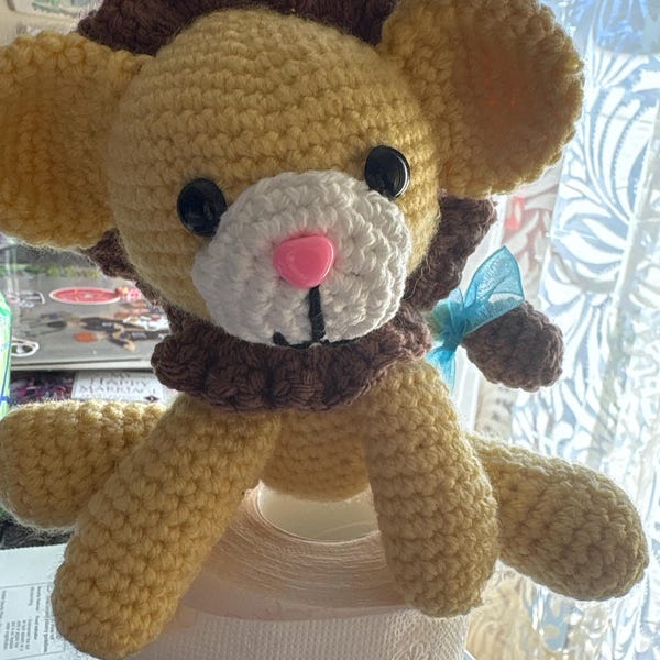 Small Lion Crochet Pattern , Amigurumi Mini Jungle Animal Crochet PDF ...