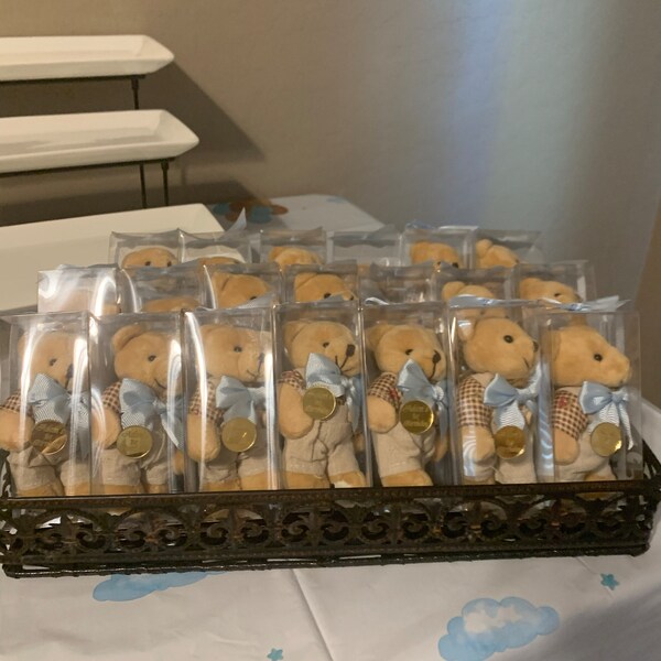 Personalized Graduation Teddy Bear Keychain Favors, College Graduation ...