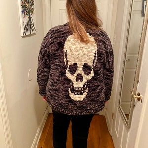 skull sweater crochet pattern