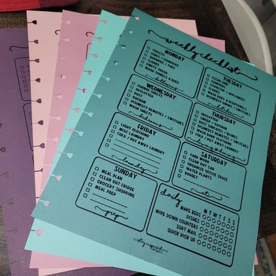 PRINTABLE CLASSIC Happy Planner Reading Log Happy Planner Insert Skinny ...