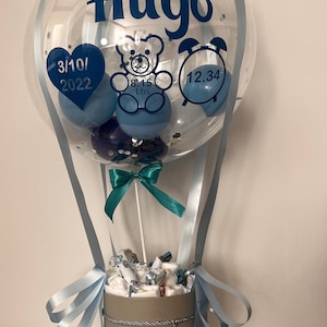Ballon cadeau pour naissance avec pampers et fleurs ballon bébé Cadeau de  baptême cadeau d'anniversaire bonjour bébé Bienvenue dans la vie -   Canada