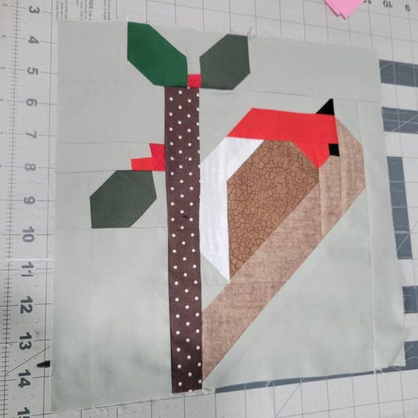 Robin Quilt Block Pattern Robin Christmas Quilt Block Pattern: 12
