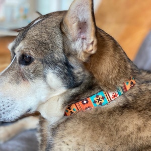 Personalized Dog Collar Pattern Aztec Dog Collar Engraved | Etsy