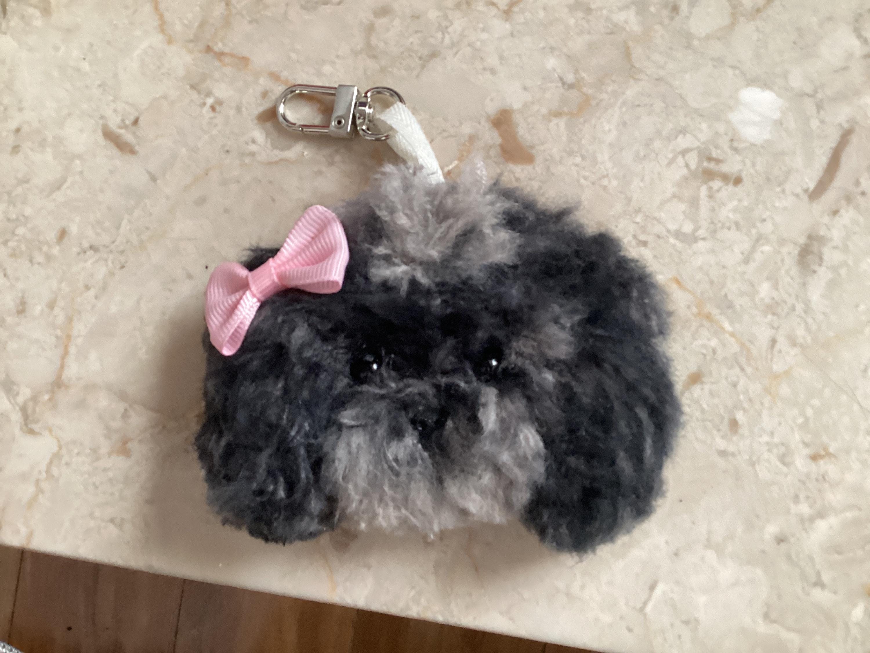 Handmade Personalized Custom Dog Portrait Key Chain, Brooch for Hoodie/Sweaters/Bags, Dog Gifts Illustrated Pet