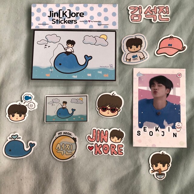 Jin[K]ore ステッカーセット | かわいいKPOPアイドルバイアス ソクジニ