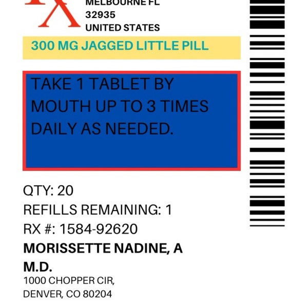 Fun Rx Label Novelty Prescription Label Template | Editable Fun Pill Bottle Label ...