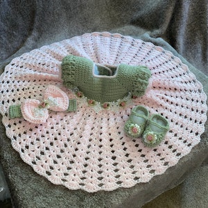 Crochet Pattern: Infant Baptism, Blessing, Christening Dress Gown ...