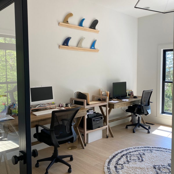 Surfboard Fin Display Rack - 4 Fin Wall Mount - Etsy