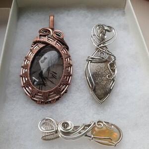 Honey Bee And Mookite Jasper Copper Statement Pendant Honey Bee And Mookite Jasper Copper Statement Pendant