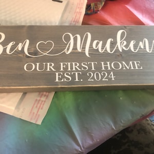 Sarah added a photo of their purchase