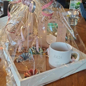 Regalo personale della migliore amica, vassoio con incisione dell