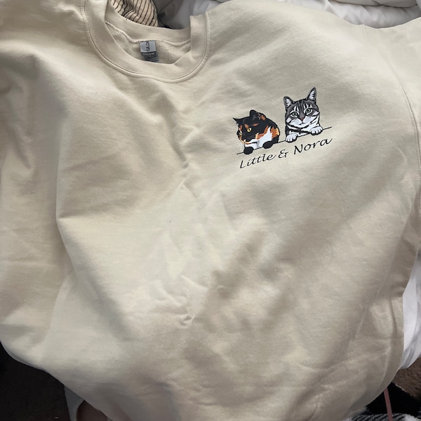 Creative Cat Print Sweatshirt