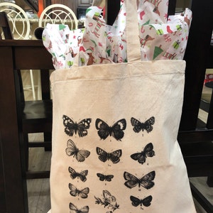 MC Butterfly 18in x 18in Tote Bag