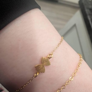 Customer photo, Bowtie Pasta Bracelet