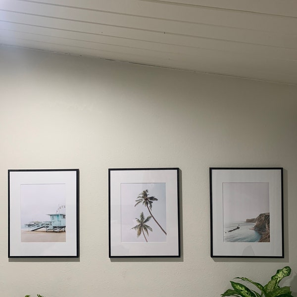 Beach Wall Art Beach Print Ocean Wall Art Set of 3 Ocean Print Coastal ...