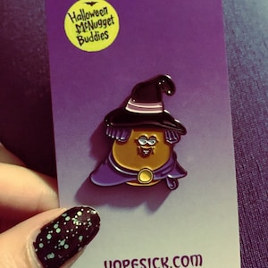 Witch Halloween Mcnugget Enamel Pin - Etsy