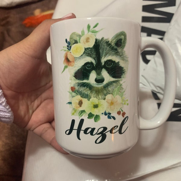 Raccoon Mug - Personalized Raccoon Mug - Raccoon Gifts for Raccoon ...