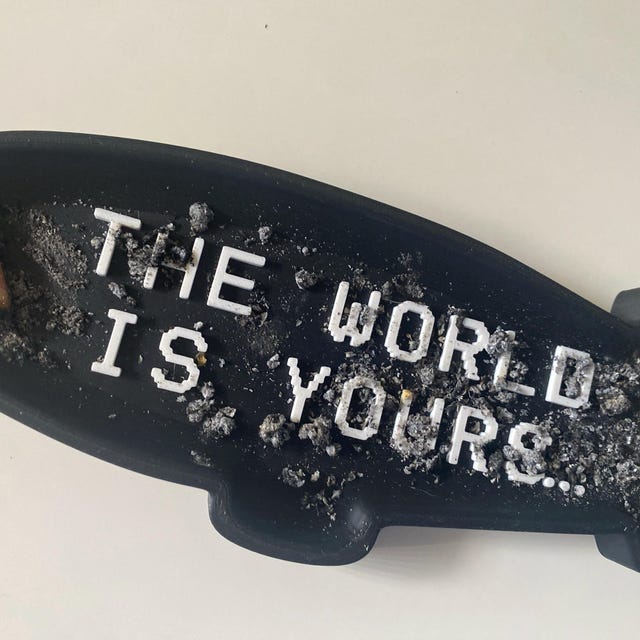 Scarface Blimp Tray + Handmade Organizer for Keys, Accessories