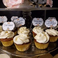 Cupcake Toppers Farewell Set of 12 Fine Go Saying Goodbye Moving Away ...