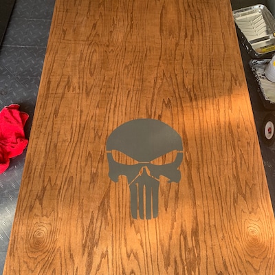 Punisher Skull Stencil Reusable Skull Stencils, Skull Punisher Stencil ...