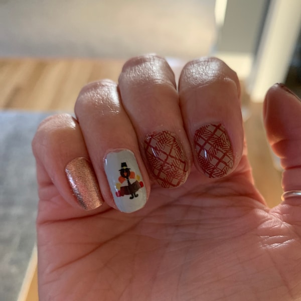38 Turkey Thanksgiving Nail Decals A1262 - Etsy