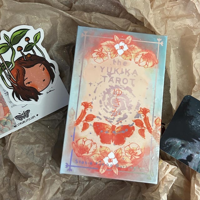ゆきんこ★タロットカード The Yukika Tarot - 80 Cards and 100 Page Guidebook - Etsy