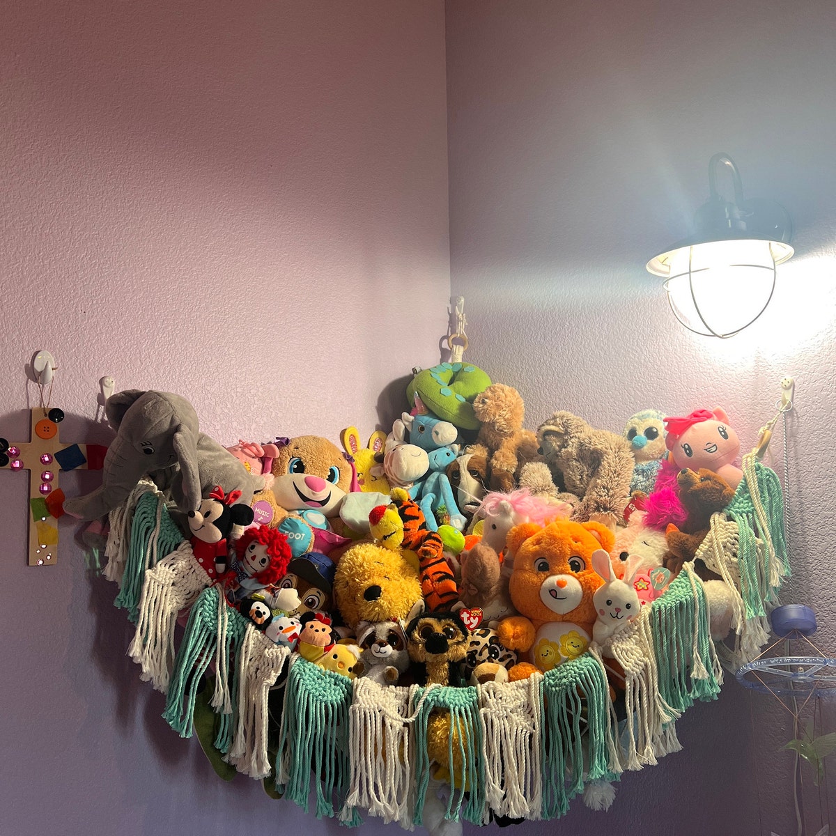 Macrame Toy Hammock