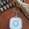 NFC Social Media Smart Keychain , Digital Business Card , QR Code Key ...