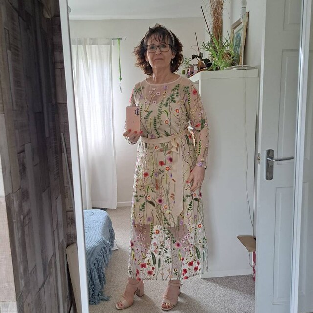 Long Sleeve Embroidered, Floral Dress - Etsy Long Sleeve Embroidered, Floral Dress - Etsy
