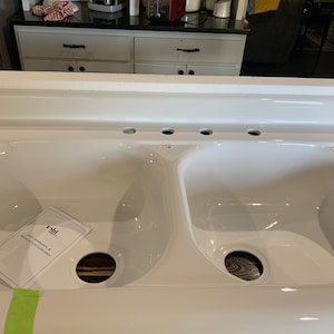 52 Drainboard Sink - Double Bowl - Reversible (5PD15.15c)