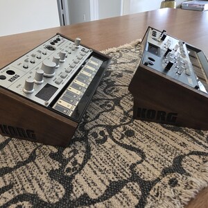 Korg Volca Solid Walnut Wood Ends Stand. Synth NOT INCLUDED - Etsy