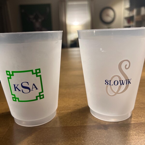 Football Party Cups; Reusable 16oz Stadium Cups; Super Bowl Party Cups ...