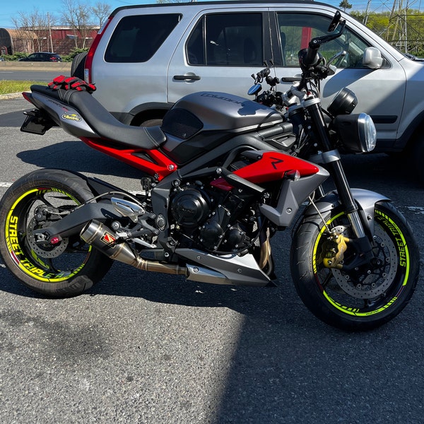 Speed Triple R Sticker Wheel Stickers Triumph Street Triple R Rim Tape Motorcycle Decals ...