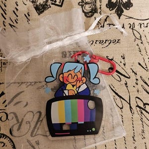 Static Hatsune Miku Acrylic Keychain (ミクキーホルダー） (3inch