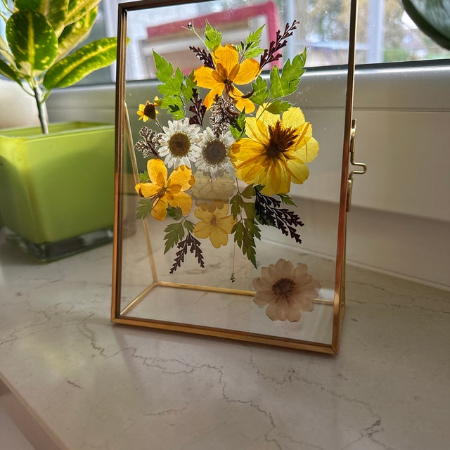 押し花フレーム、押し花、押し花アート、フラワーギフト、ボタニカル