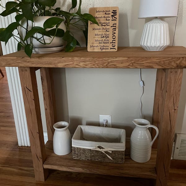 Handmade Reclaimed Wood Bench, Farmhouse Solid Wood Entryway Bench ...