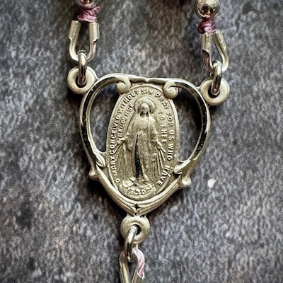 Our Lady of Guadalupe Rose Medals VINTAGE STYLE Set of 4 Bracelet Charm ...