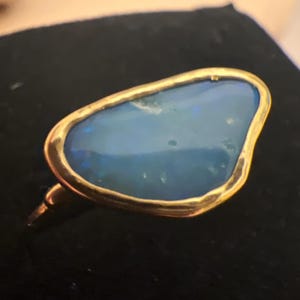 Customer photo from Martina, Raw Australian Opal Ring