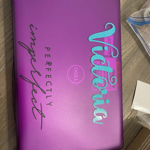 Laptop Stickers | Laptop Decal | Computer Decal | Name Laptop Decal ...