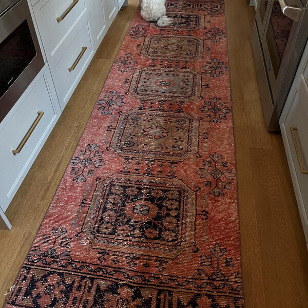4x6 Vintage Pastel Pink,beige,brown Rustic Entry Rug,turkish Hand Woven ...